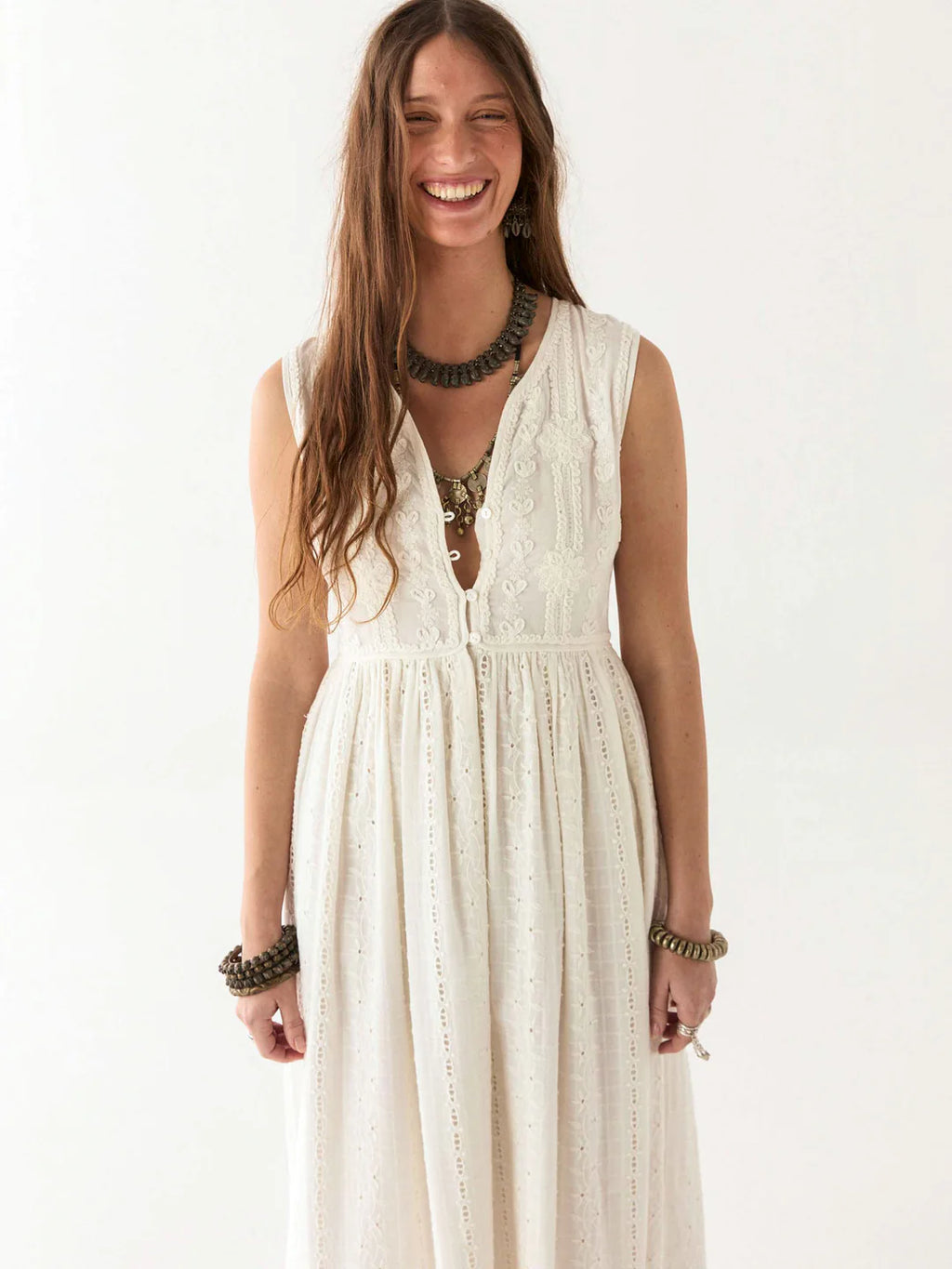 Amandine Dress Pearl