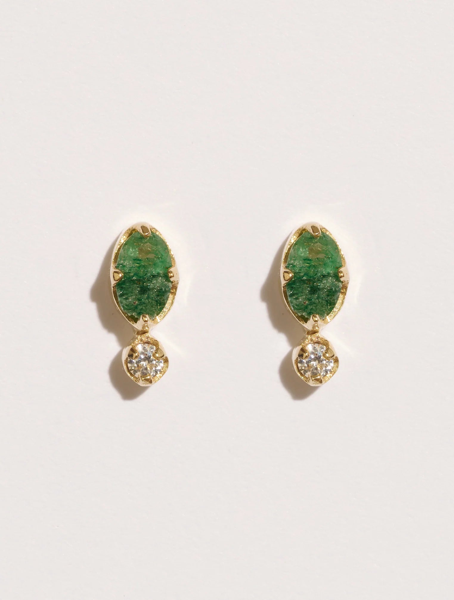 Boucles d'oreilles Mani - Aventurine