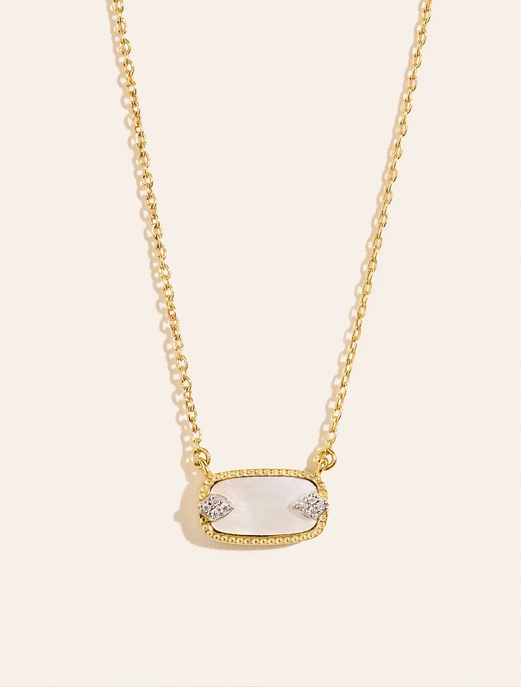 Collier Sangha - Nacre