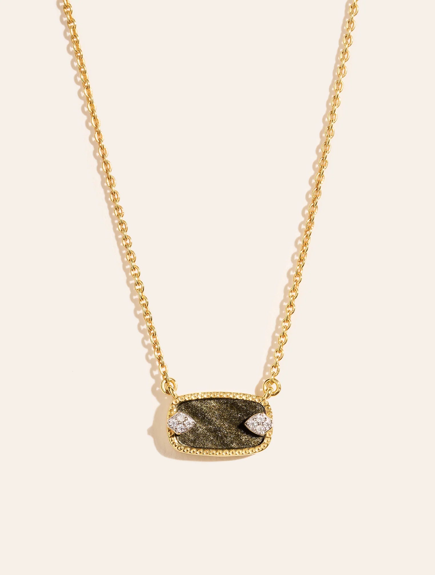 Collier Sangha - Obsidienne dorée