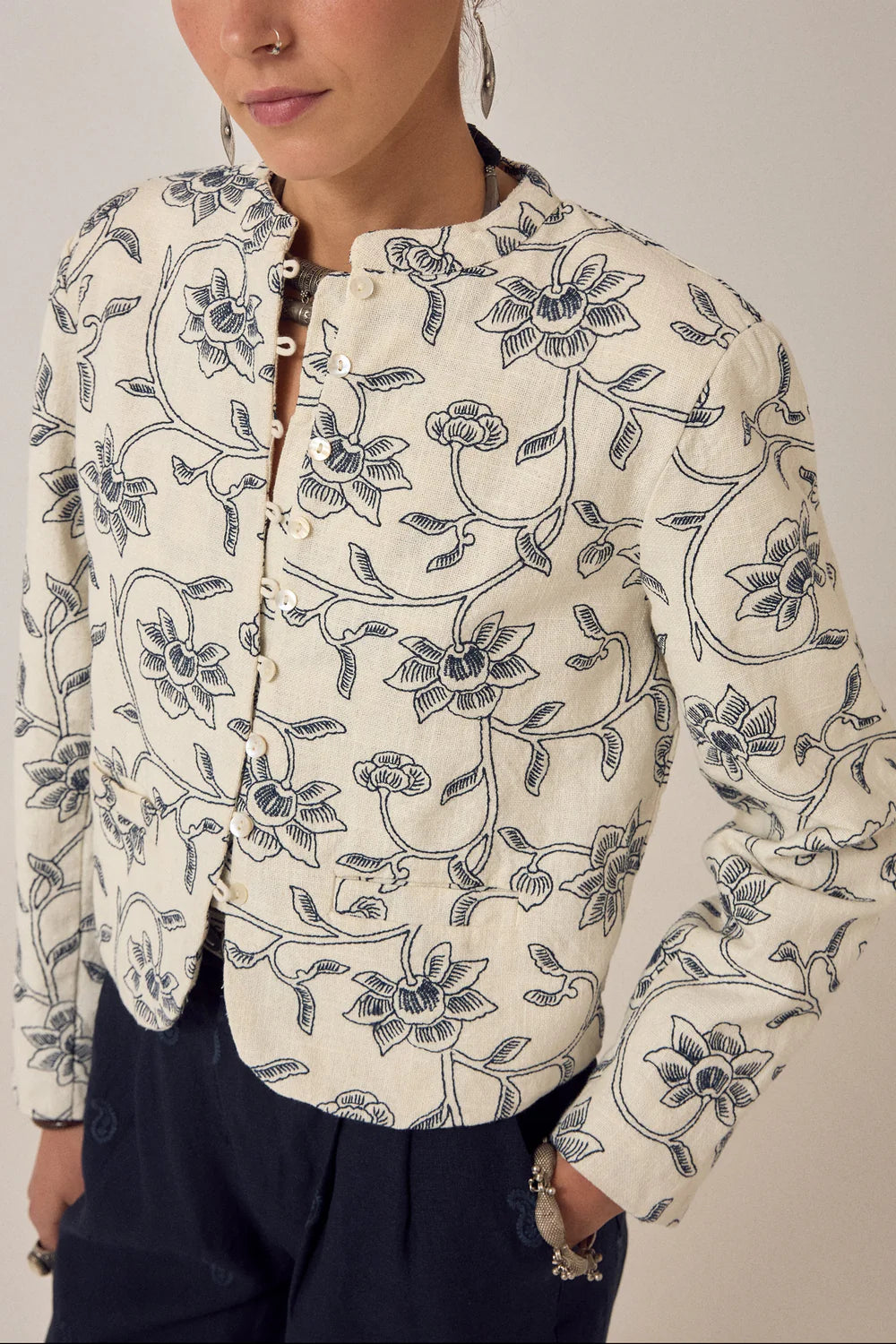 Masako Jacket White Fuji