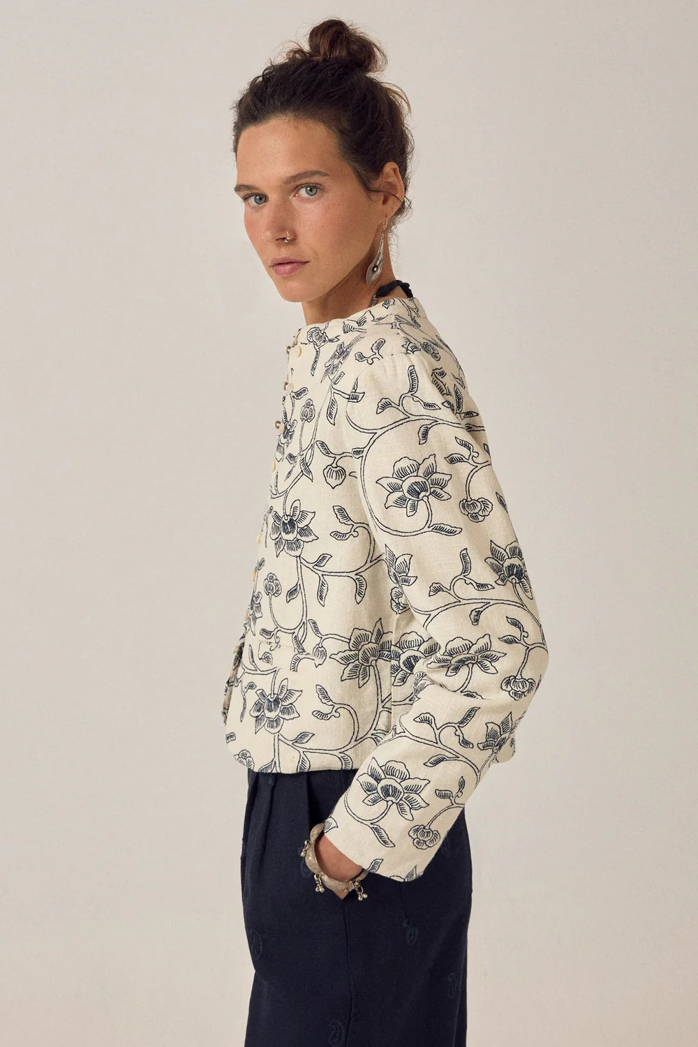 Masako Jacket White Fuji
