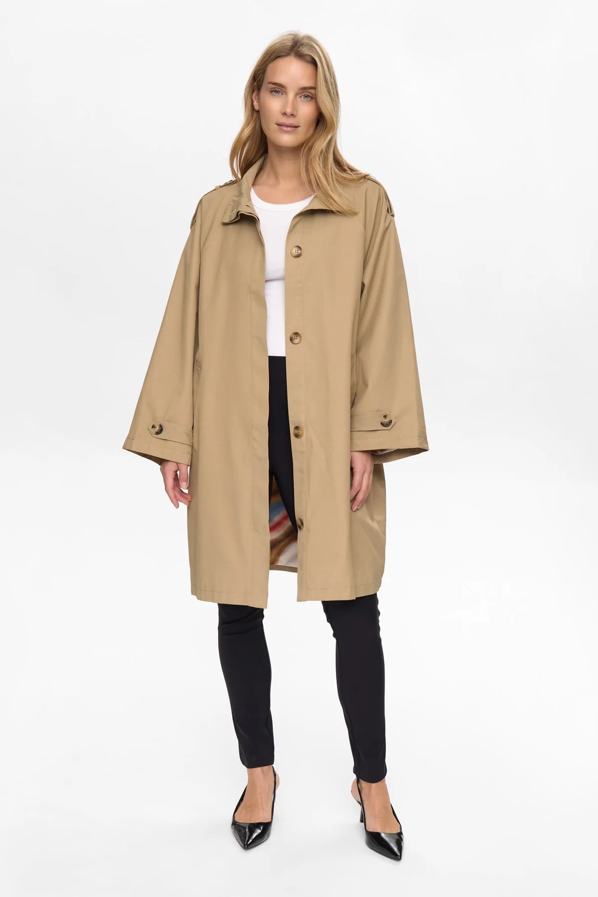 NUFLORIAN COAT - Sesame