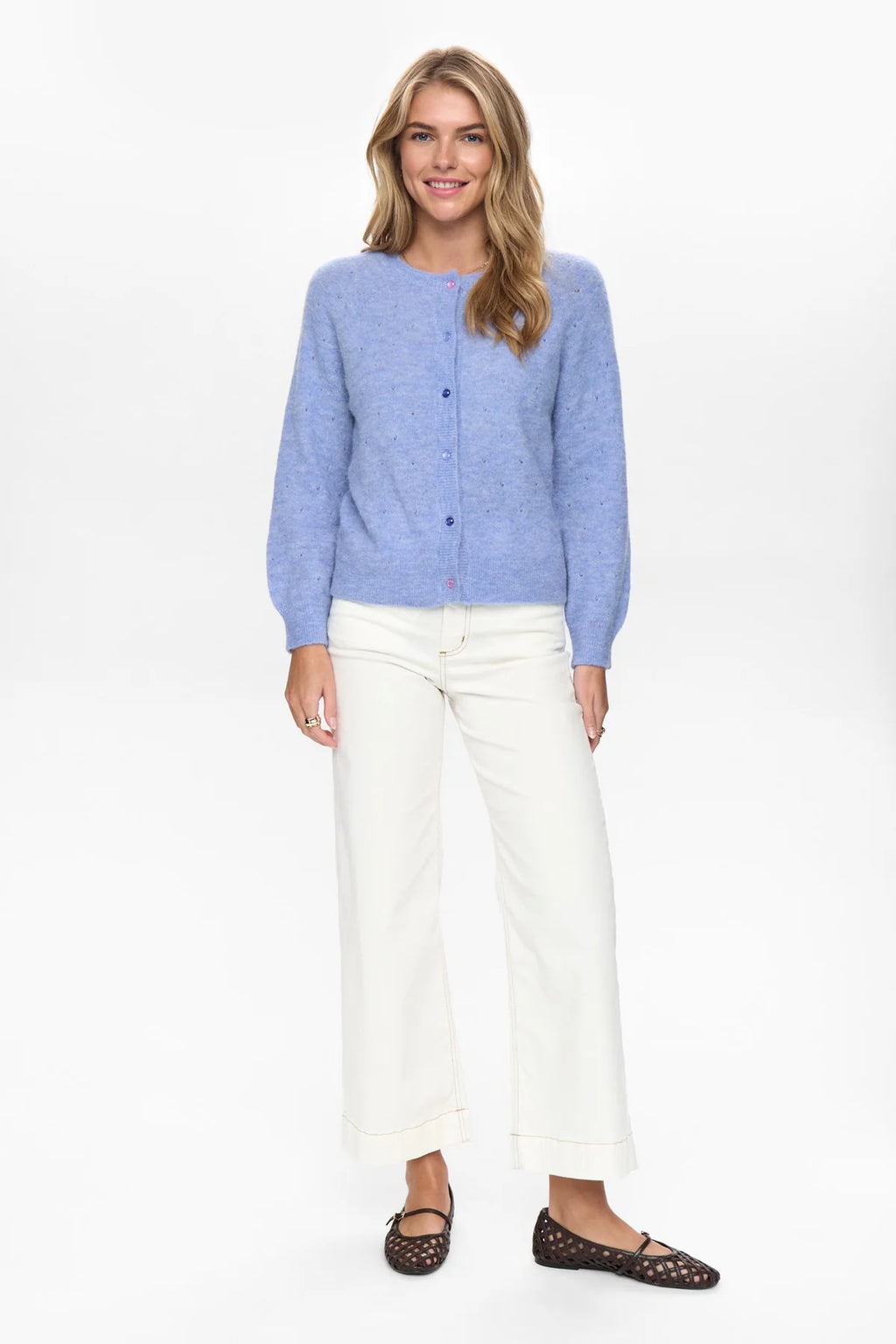 Nurietto pointelle cardigan