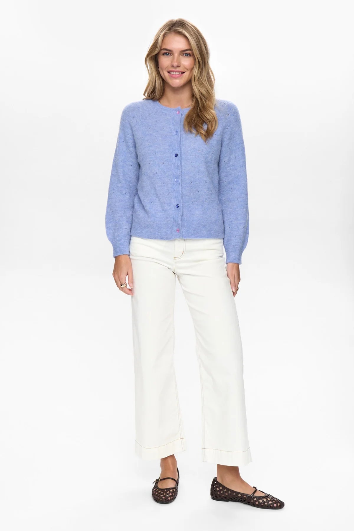 Nurietto pointelle cardigan