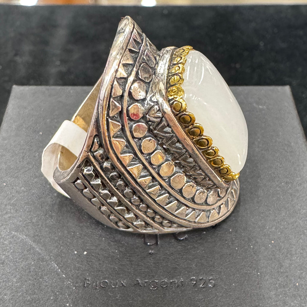Bague Pierre de Lune – Jalan (Taille 60)