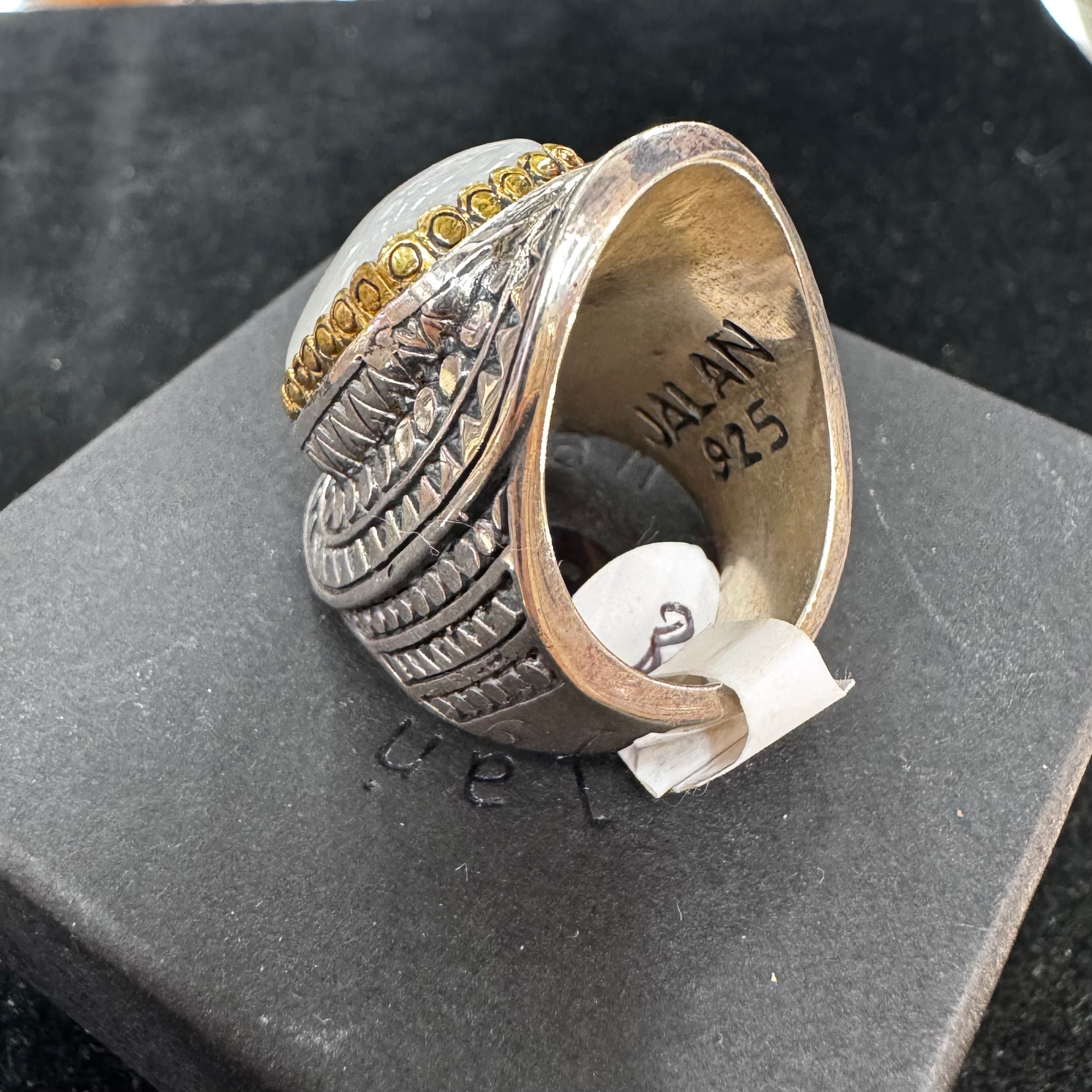 Bague Pierre de Lune – Jalan (Taille 60)