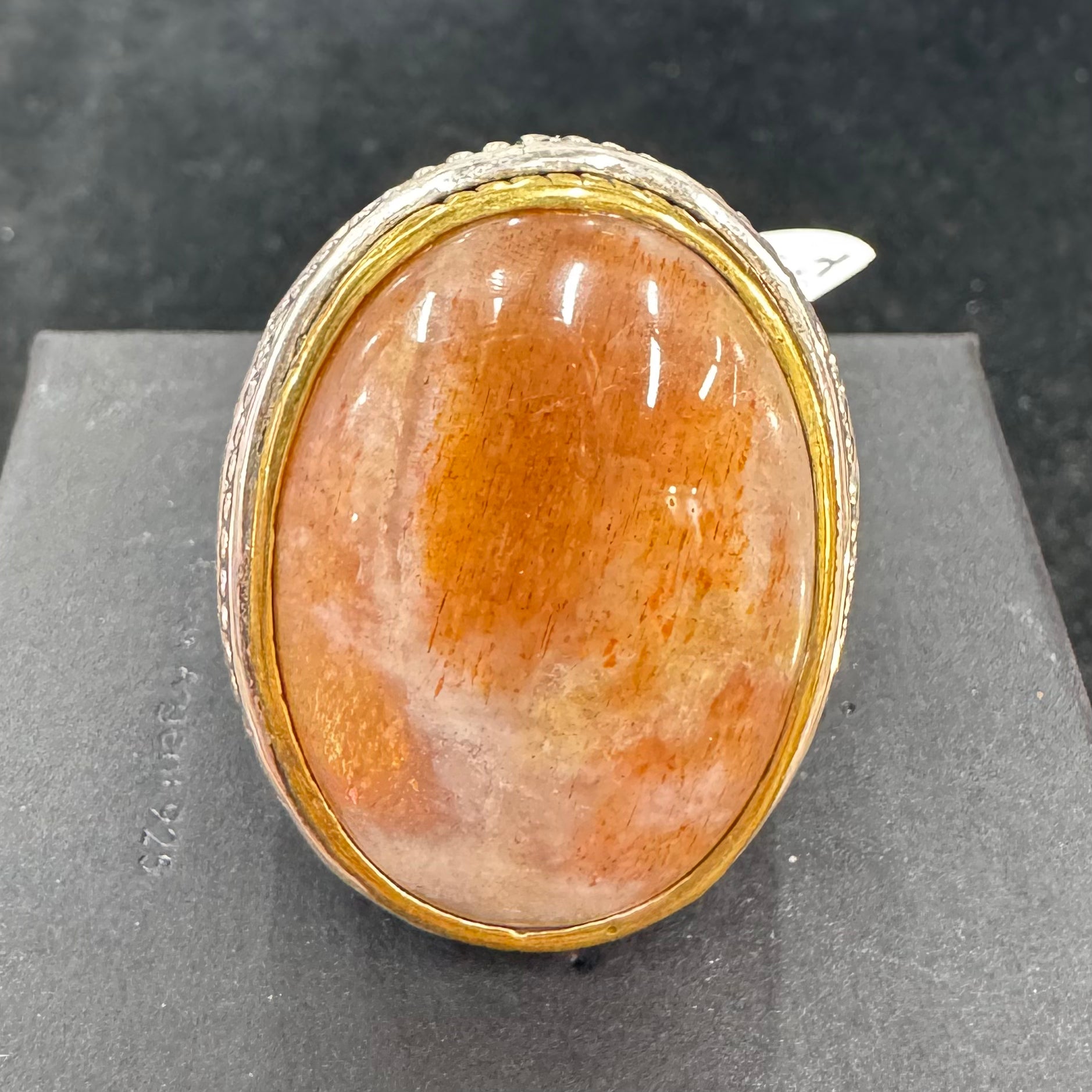 Bague Pierre de Soleil – Jalan (Taille 60)