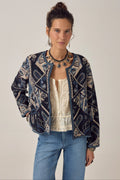 Pati Jacket Blue Mosaic