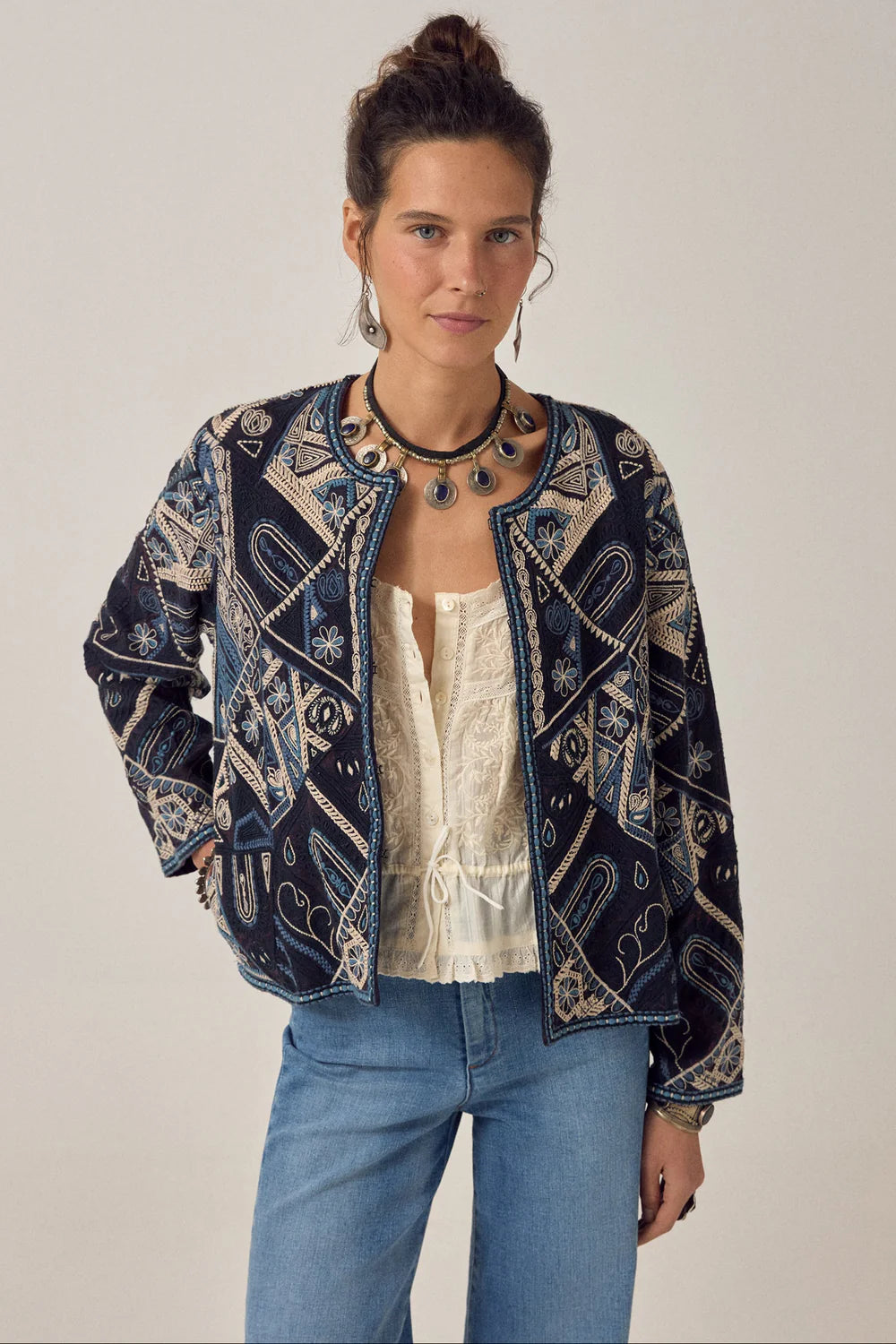 Pati Jacket Blue Mosaic