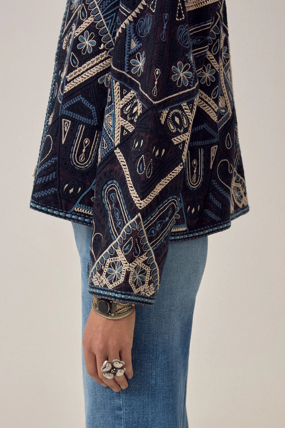 Pati Jacket Blue Mosaic