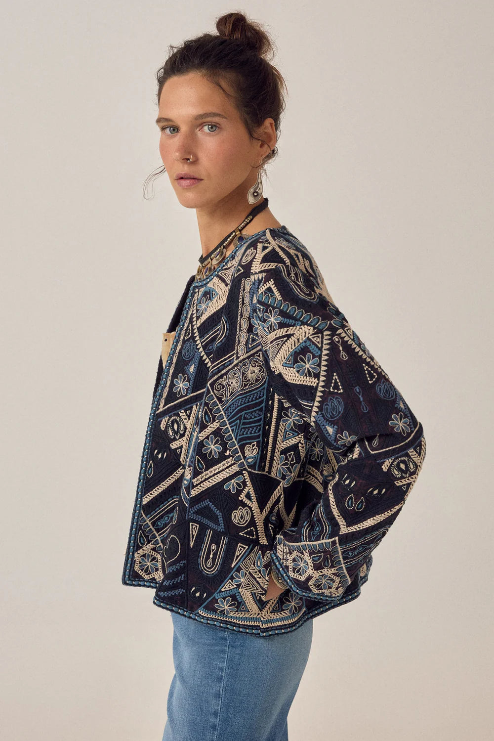 Pati Jacket Blue Mosaic