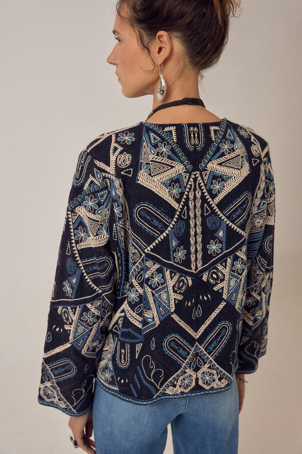 Pati Jacket Blue Mosaic