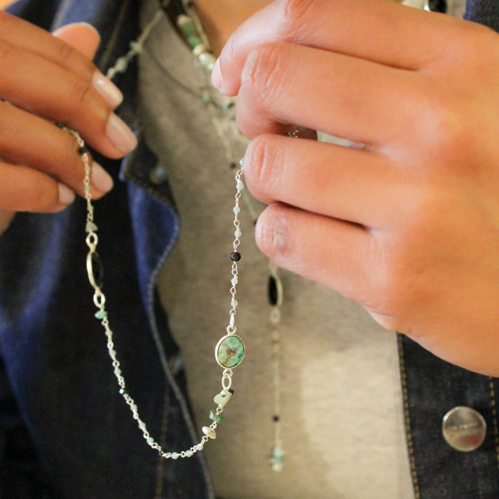 Sautoir multipierres - LOUISE