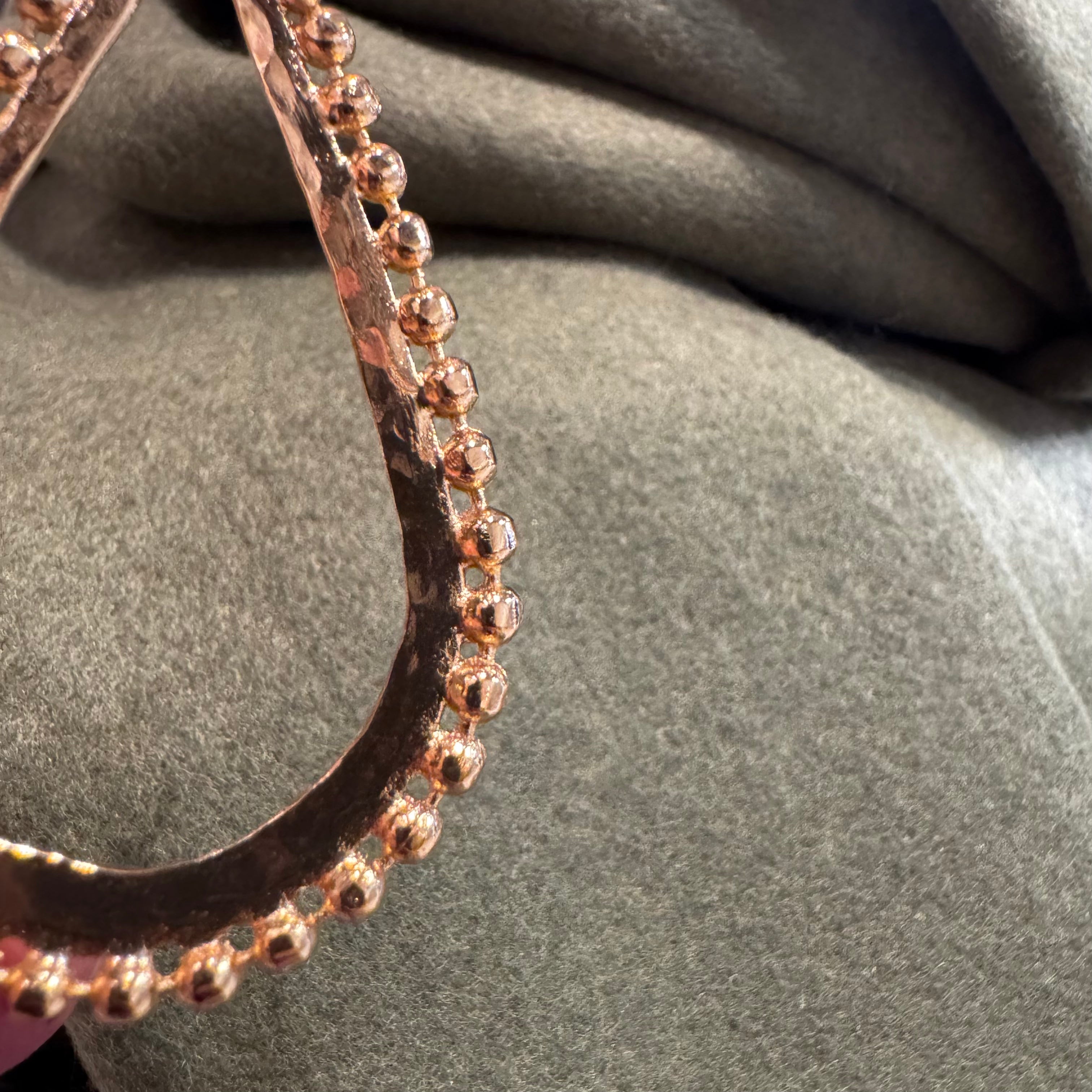 Boucle d'oreille Bibou dorée