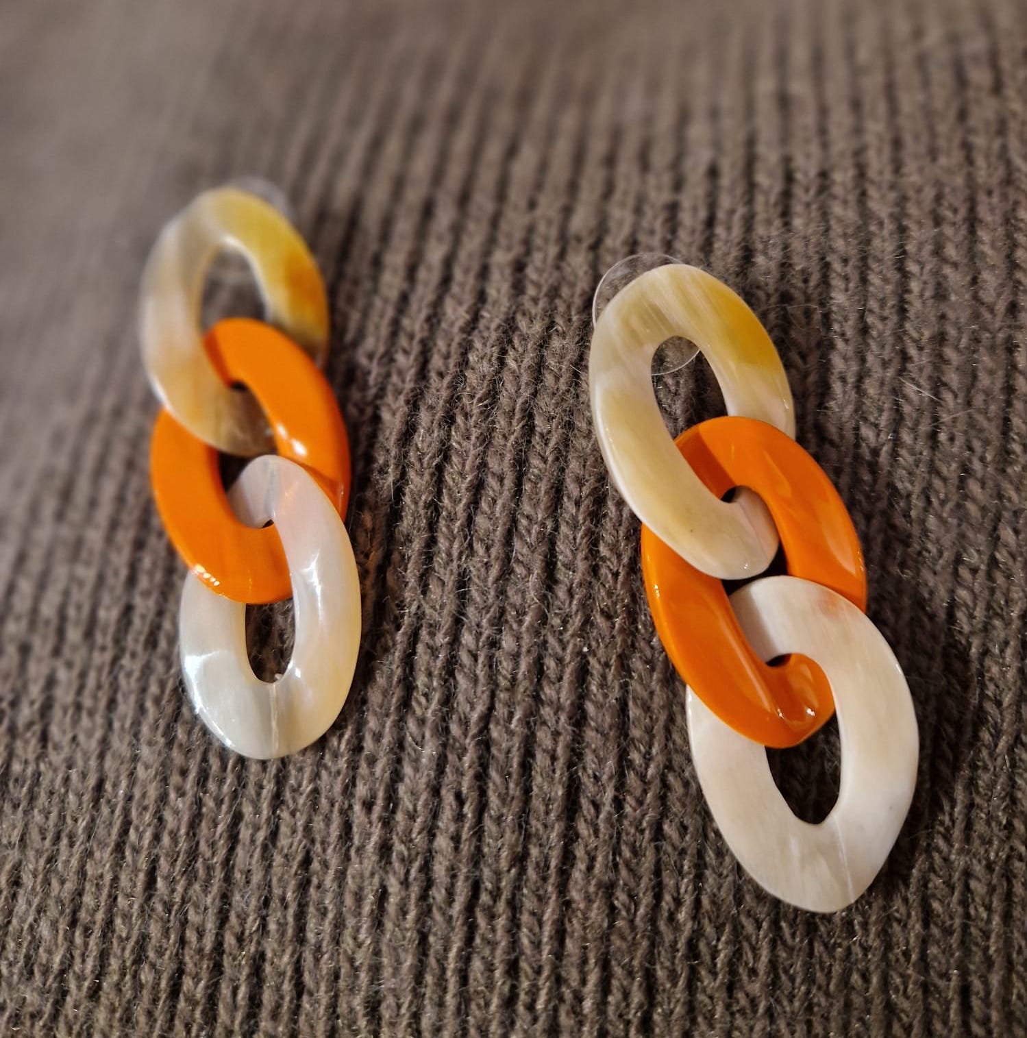 Boucles d’oreilles Anbezt – Corne de buffle