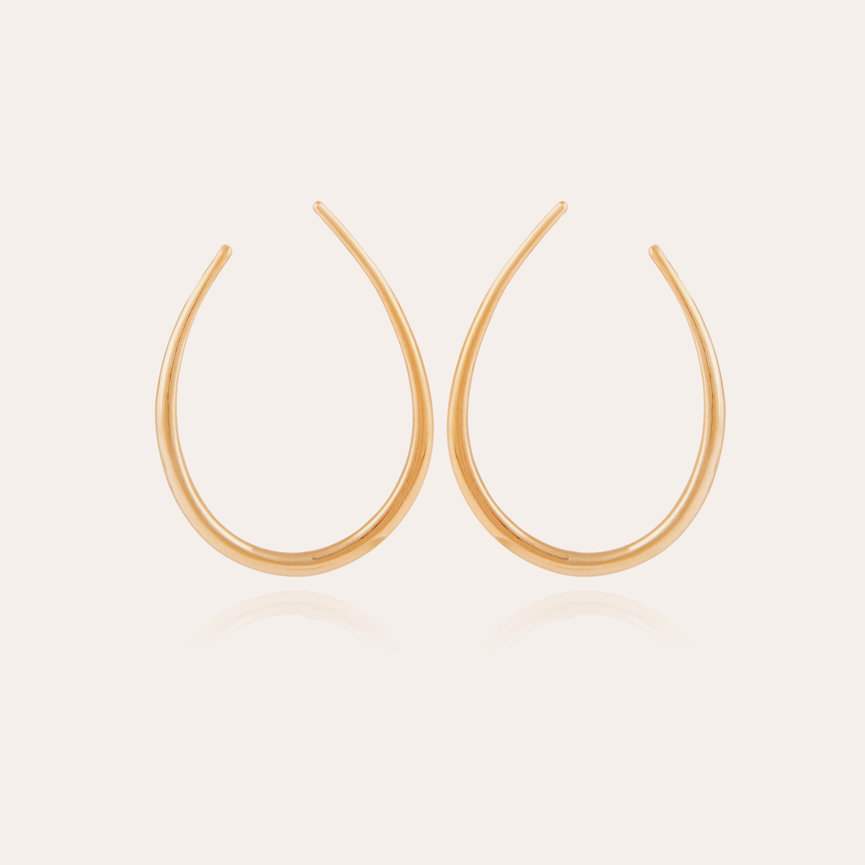 Boucles d'oreilles Bobo dorées