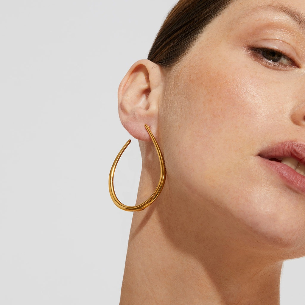 Boucles d'oreilles Bobo dorées