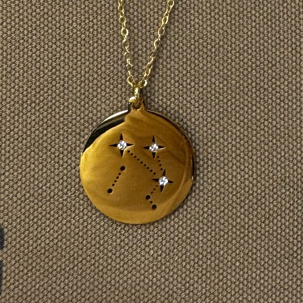 Collier signe astrologique en constellation