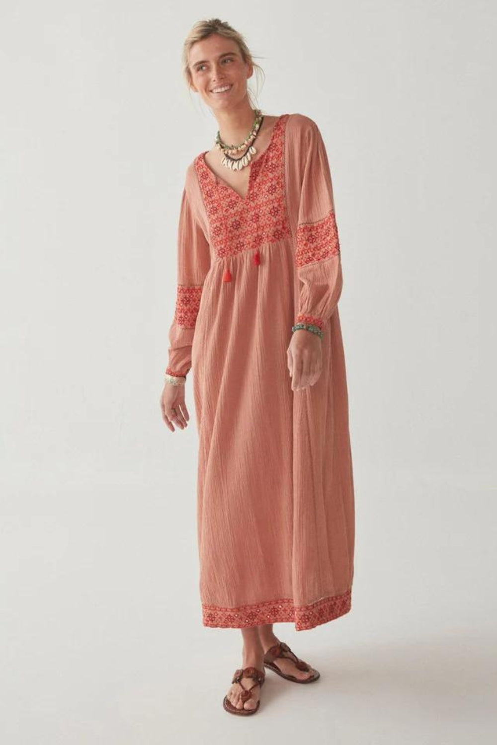 Nisha dress Light Rock