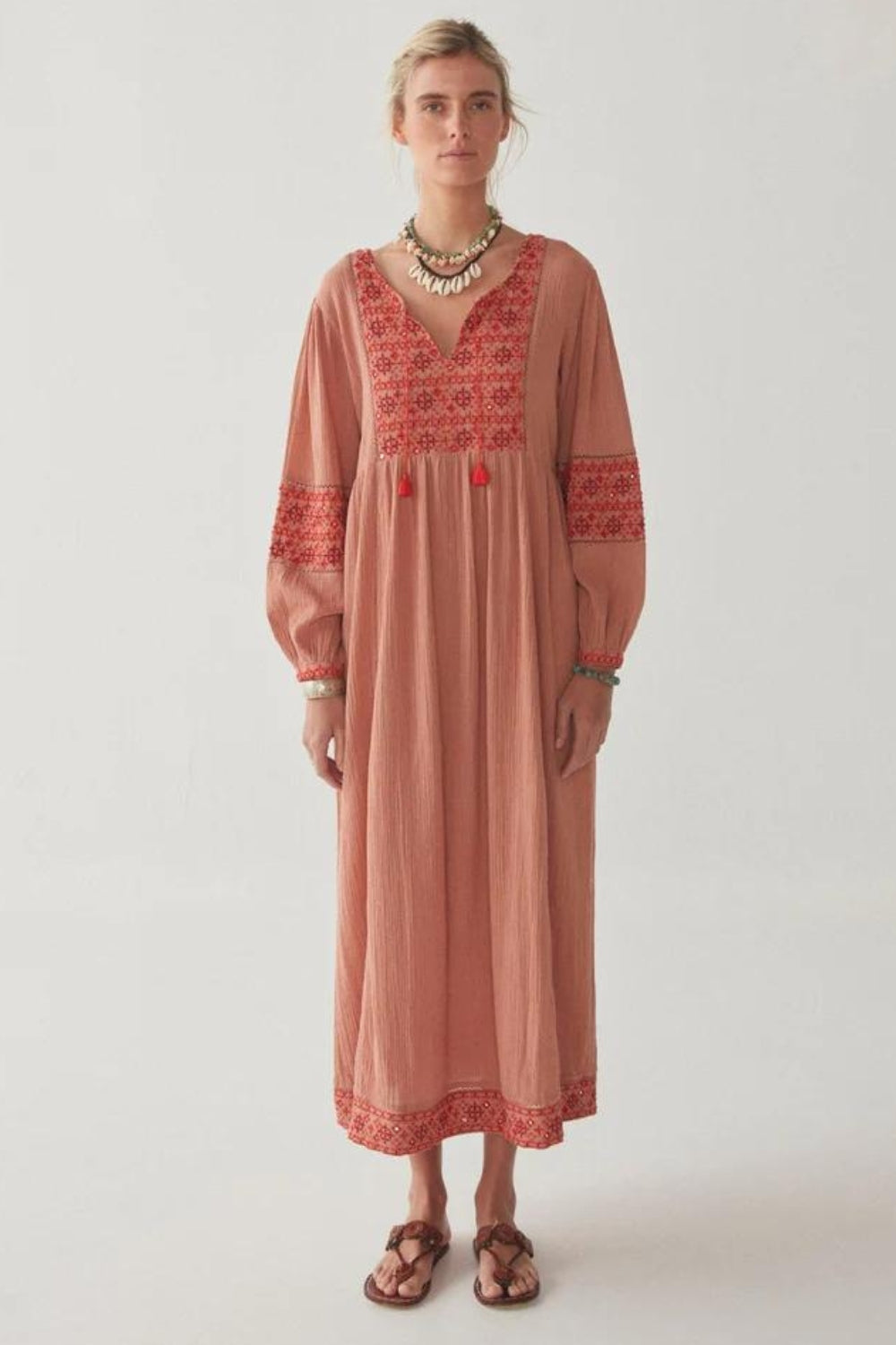 Nisha dress Light Rock