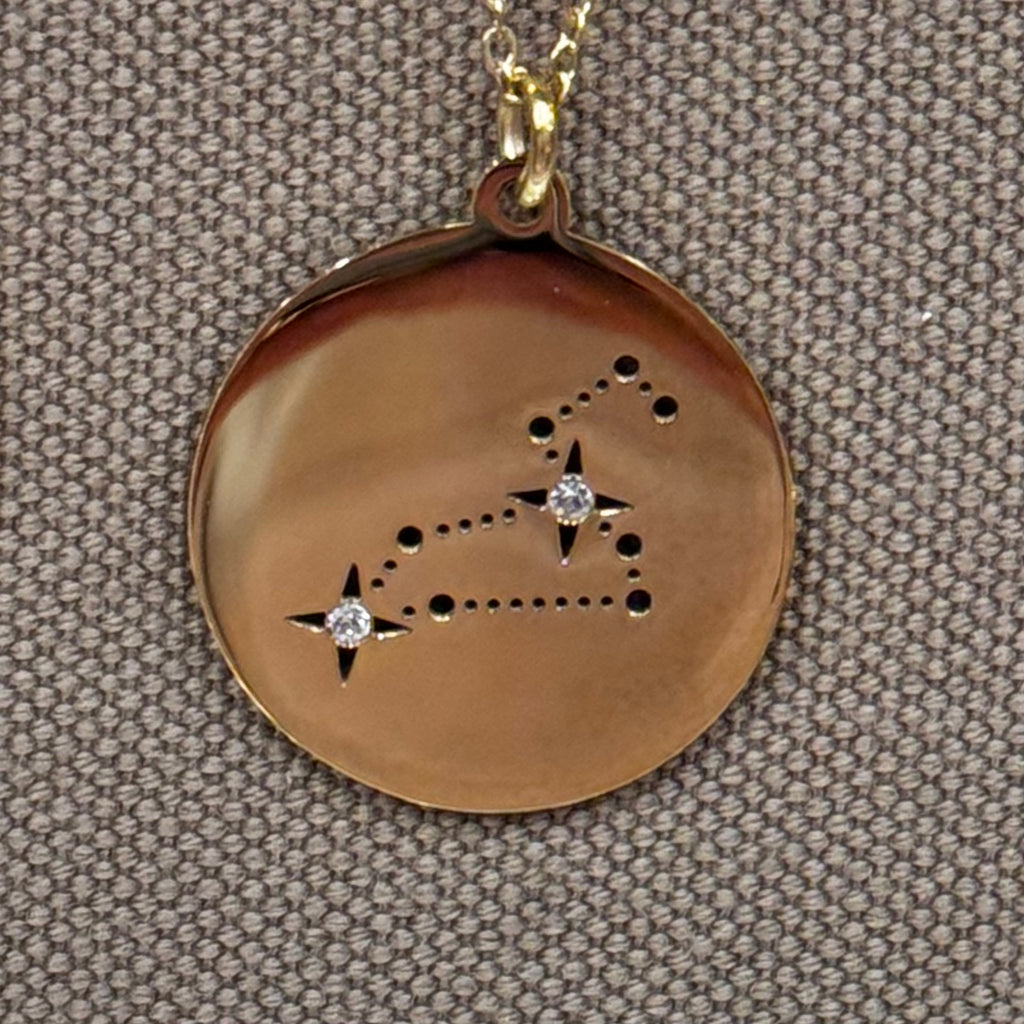 Collier signe astrologique en constellation