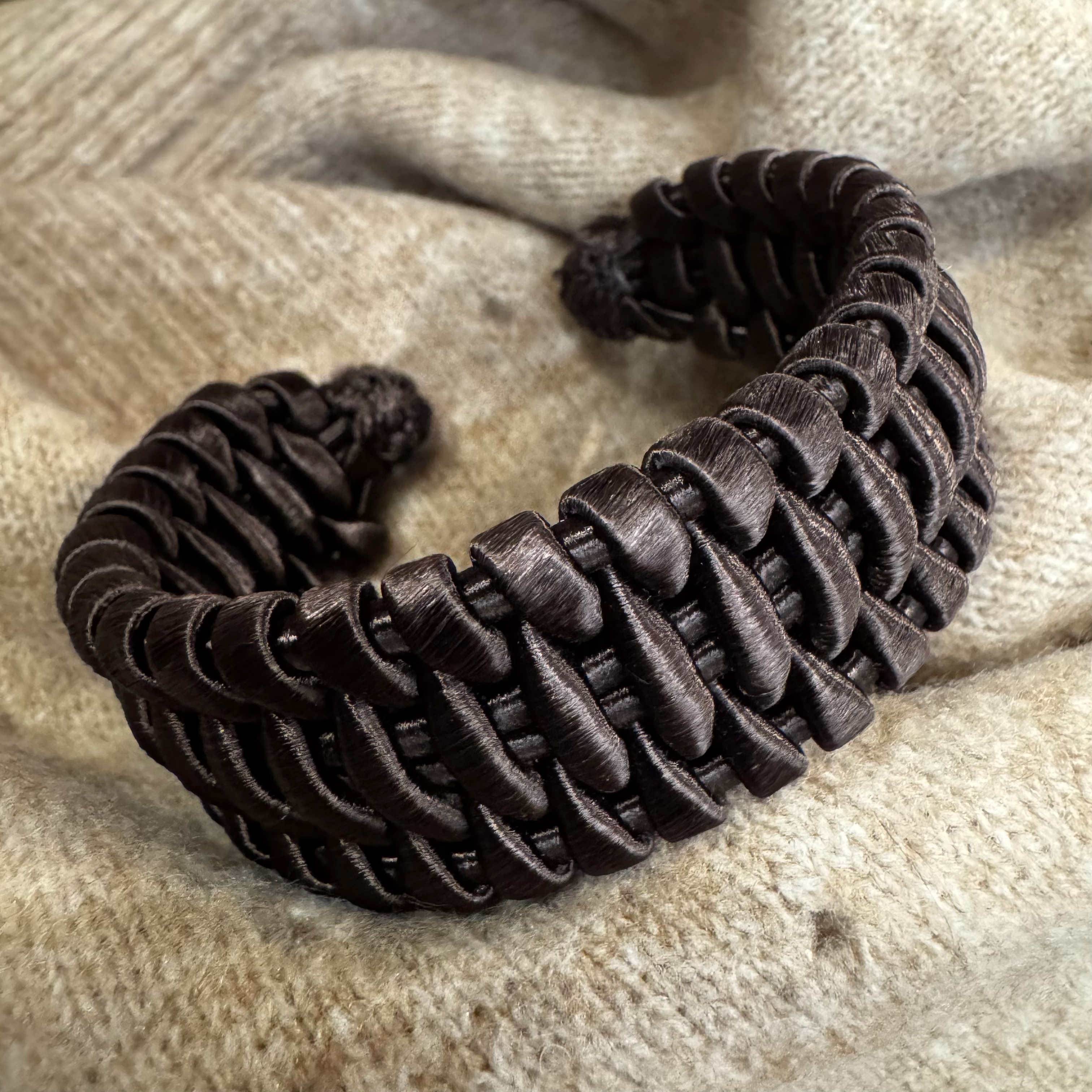 Bracelet en soie marocaine - Taille ajustable