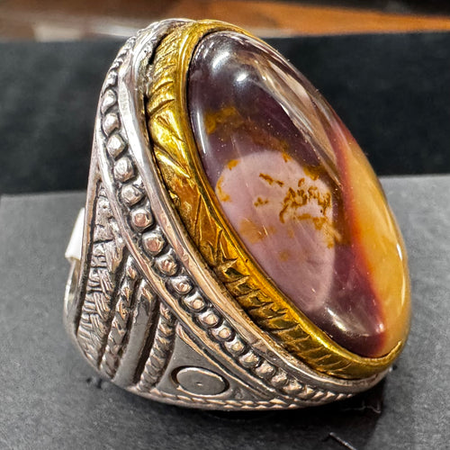 Bague Mokaïte Australie – Jalan Jalan (Taille 56)