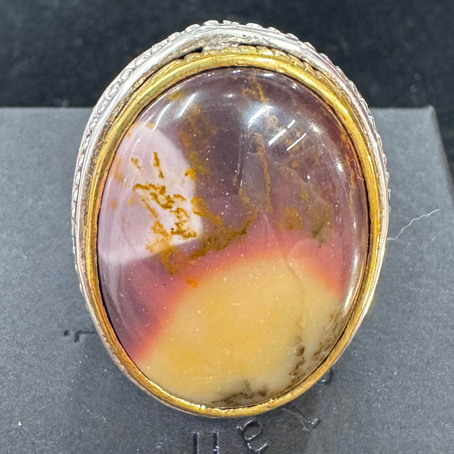 Bague Mokaïte Australie – Jalan Jalan (Taille 56)