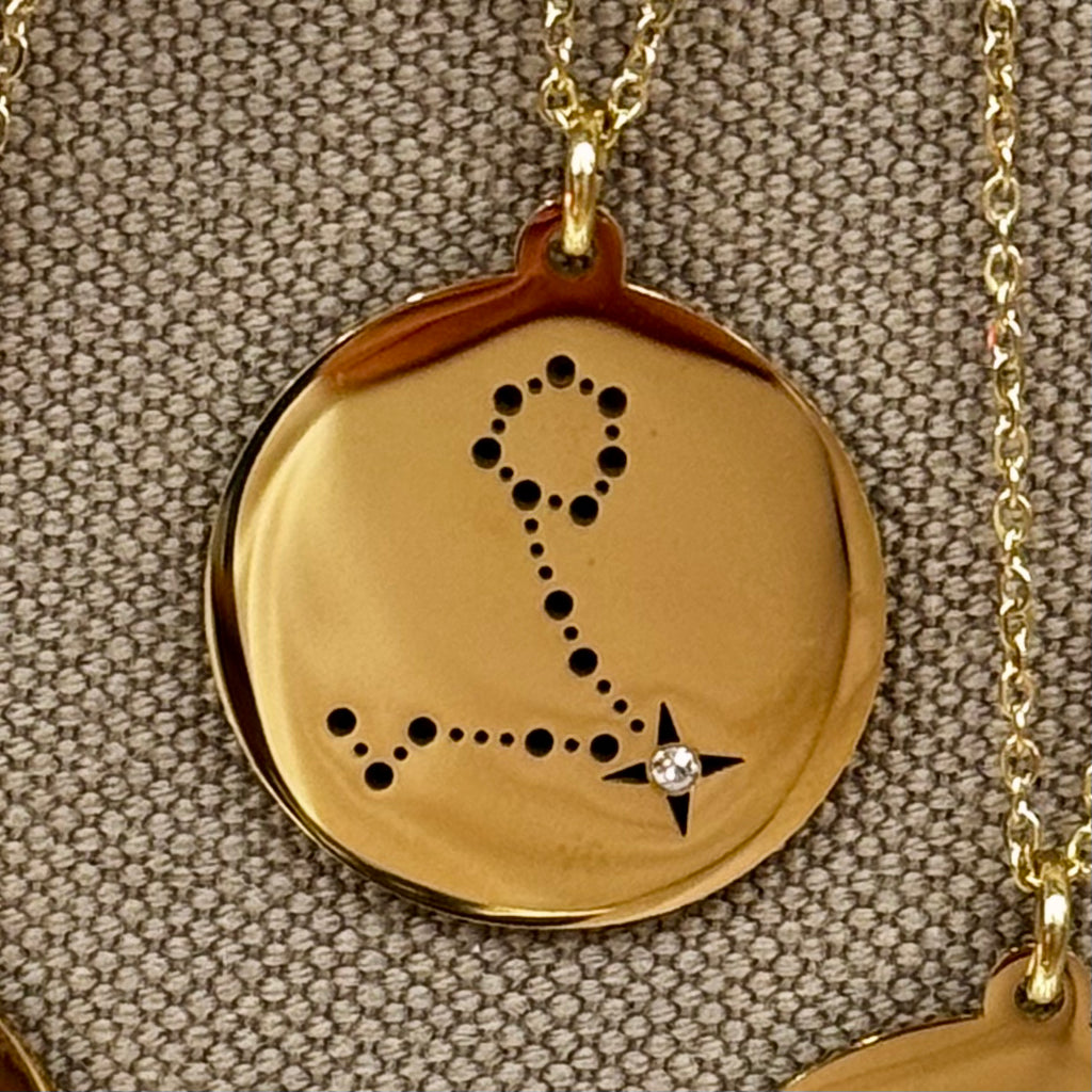 Collier signe astrologique en constellation