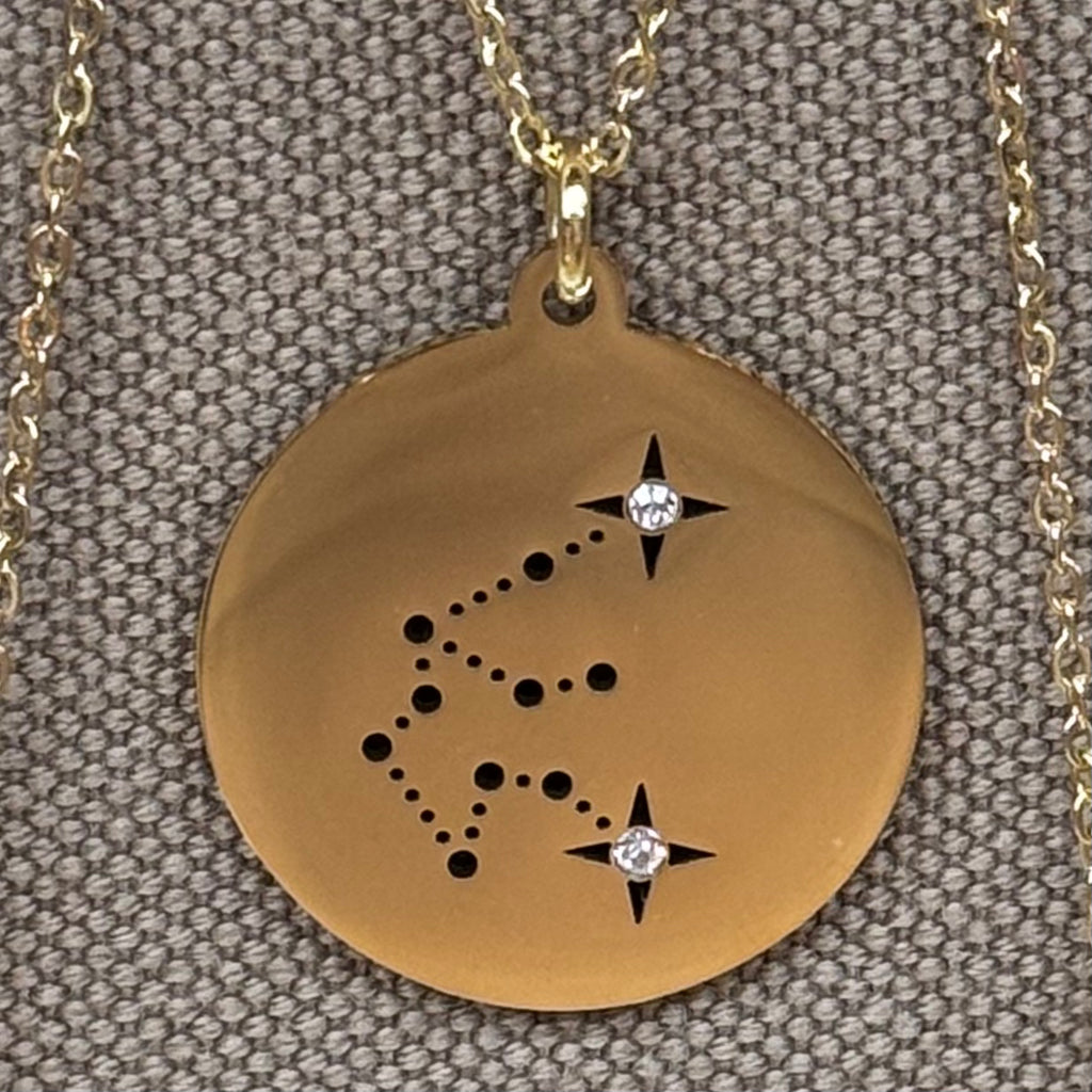 Collier signe astrologique en constellation