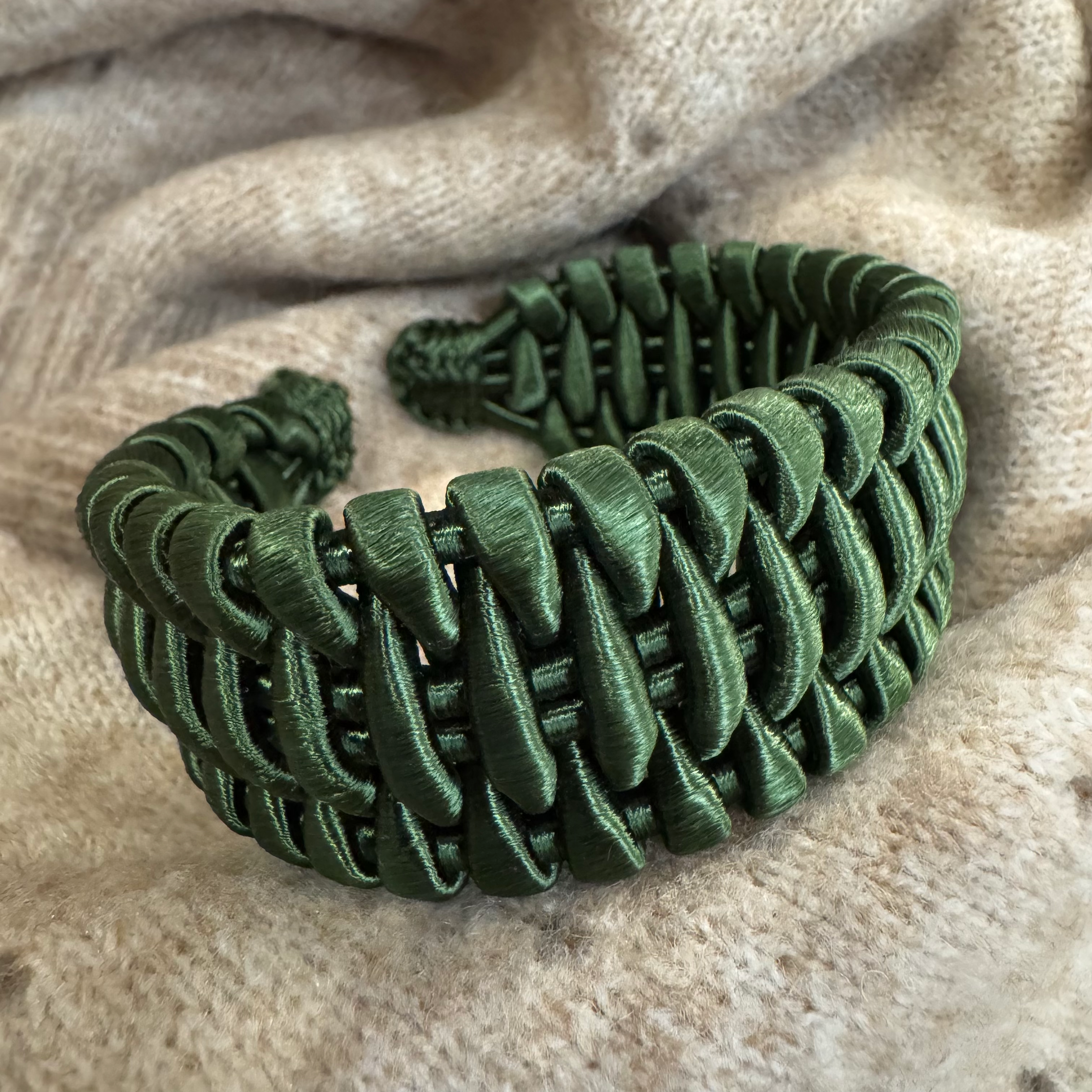 Bracelet en soie marocaine - Taille ajustable