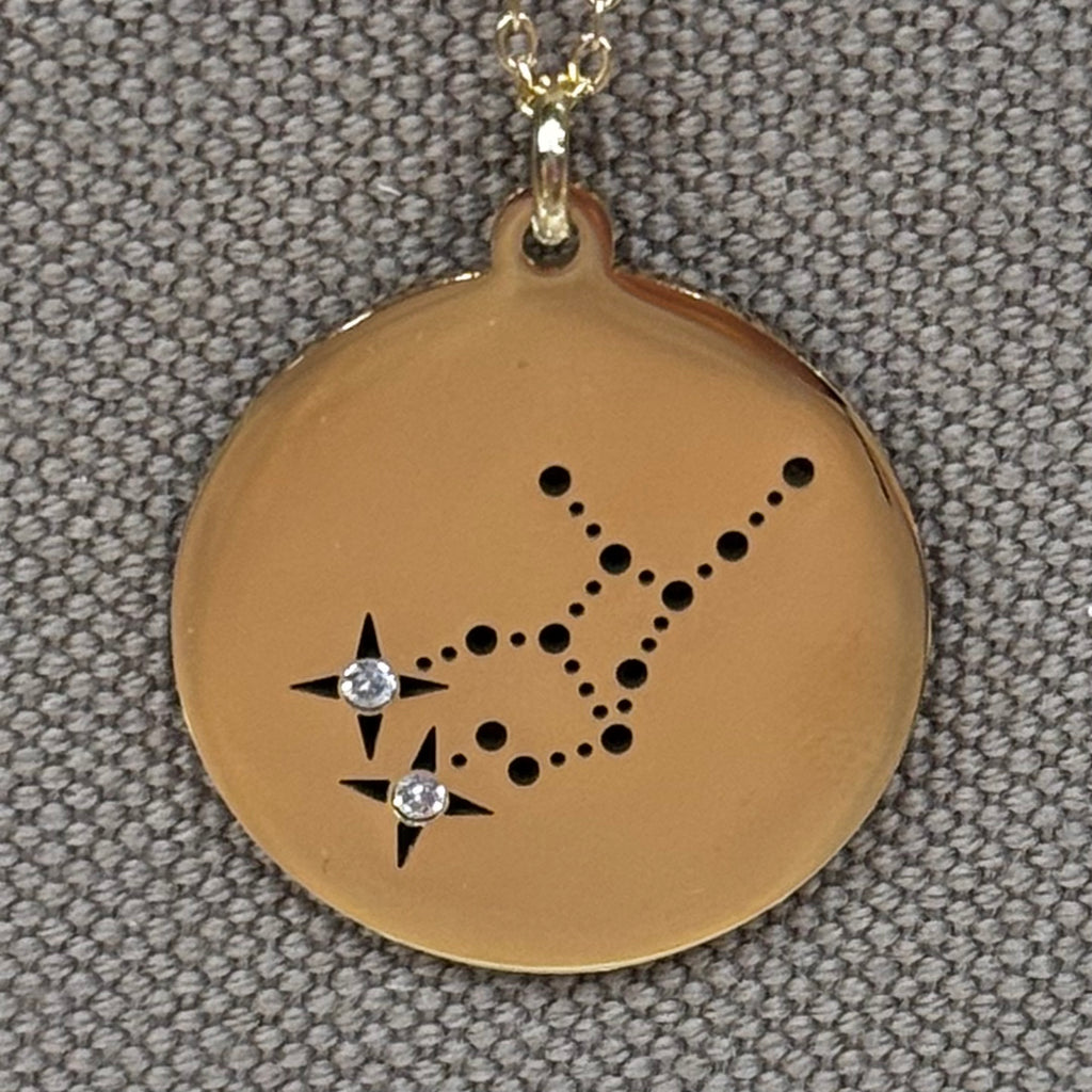 Collier signe astrologique en constellation